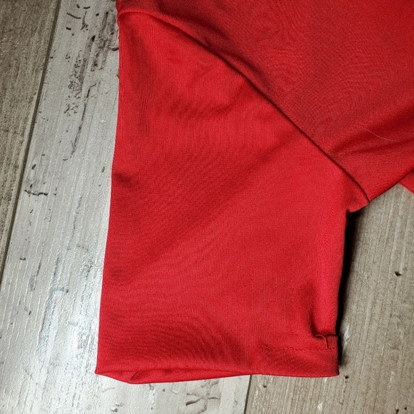 Athletic Works Boys Red Textured Athletic Performance Tee Baseball Graphic - Picture 8 of 11